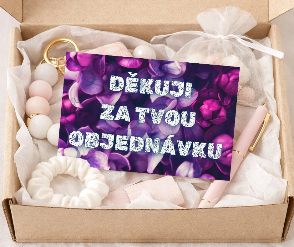 Děkovná kartička 8