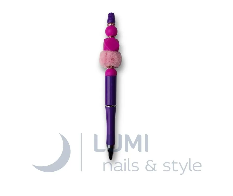 Lumi Dream Propiska se silikonovými korálky Pink Icon