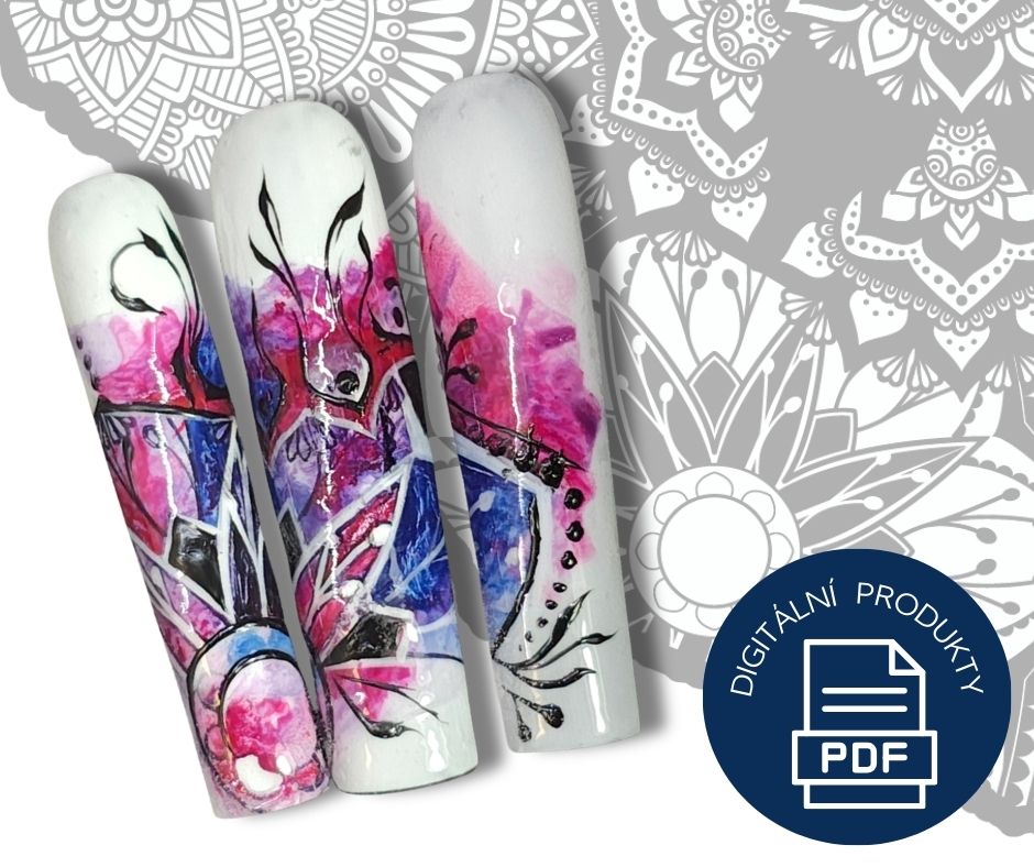 Tarot samolepkové šablony na nehty - Obrázek 2