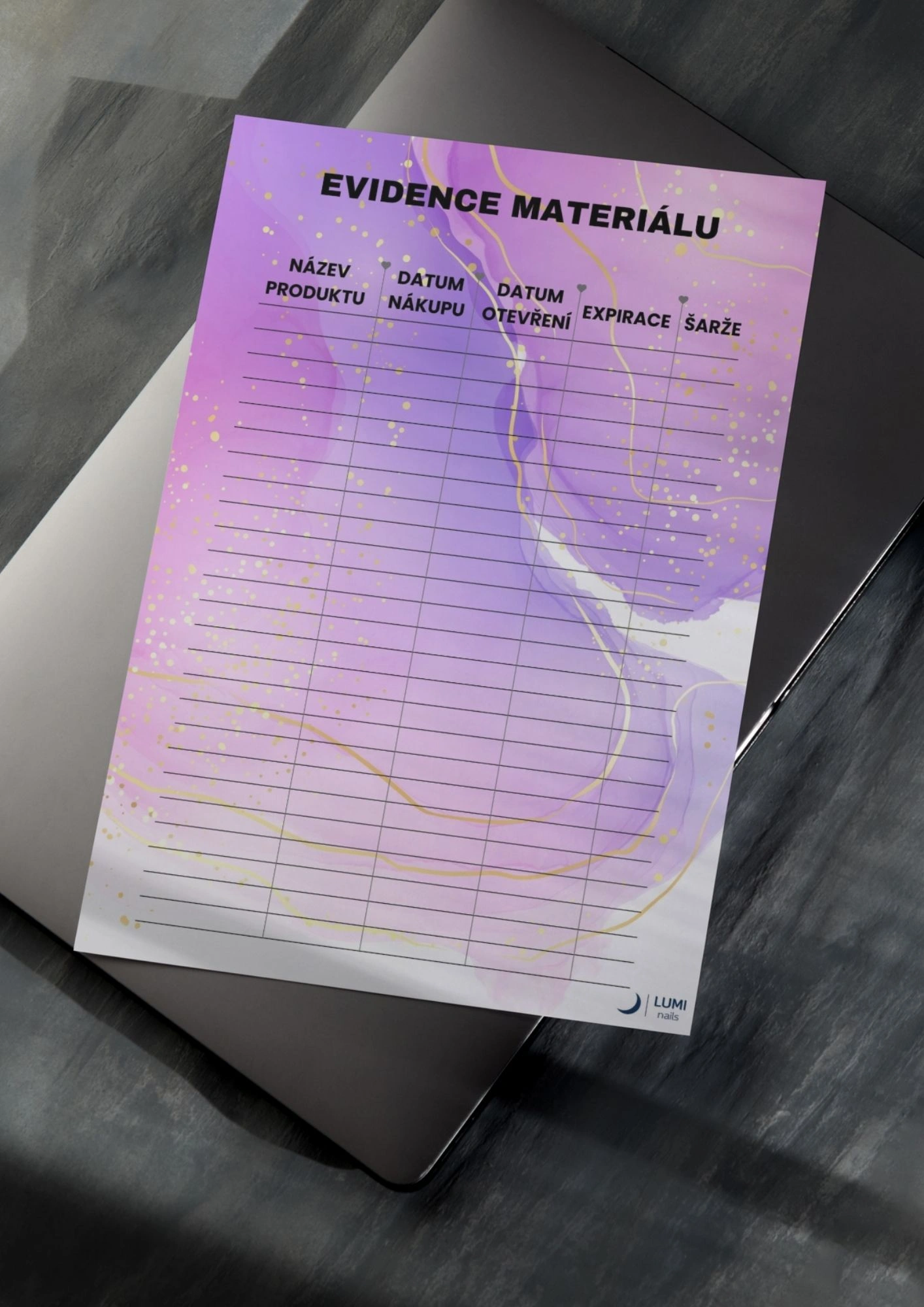 Pořádek v materiálu pro tvořivé - evidence materiálu šestka - Obrázek 3