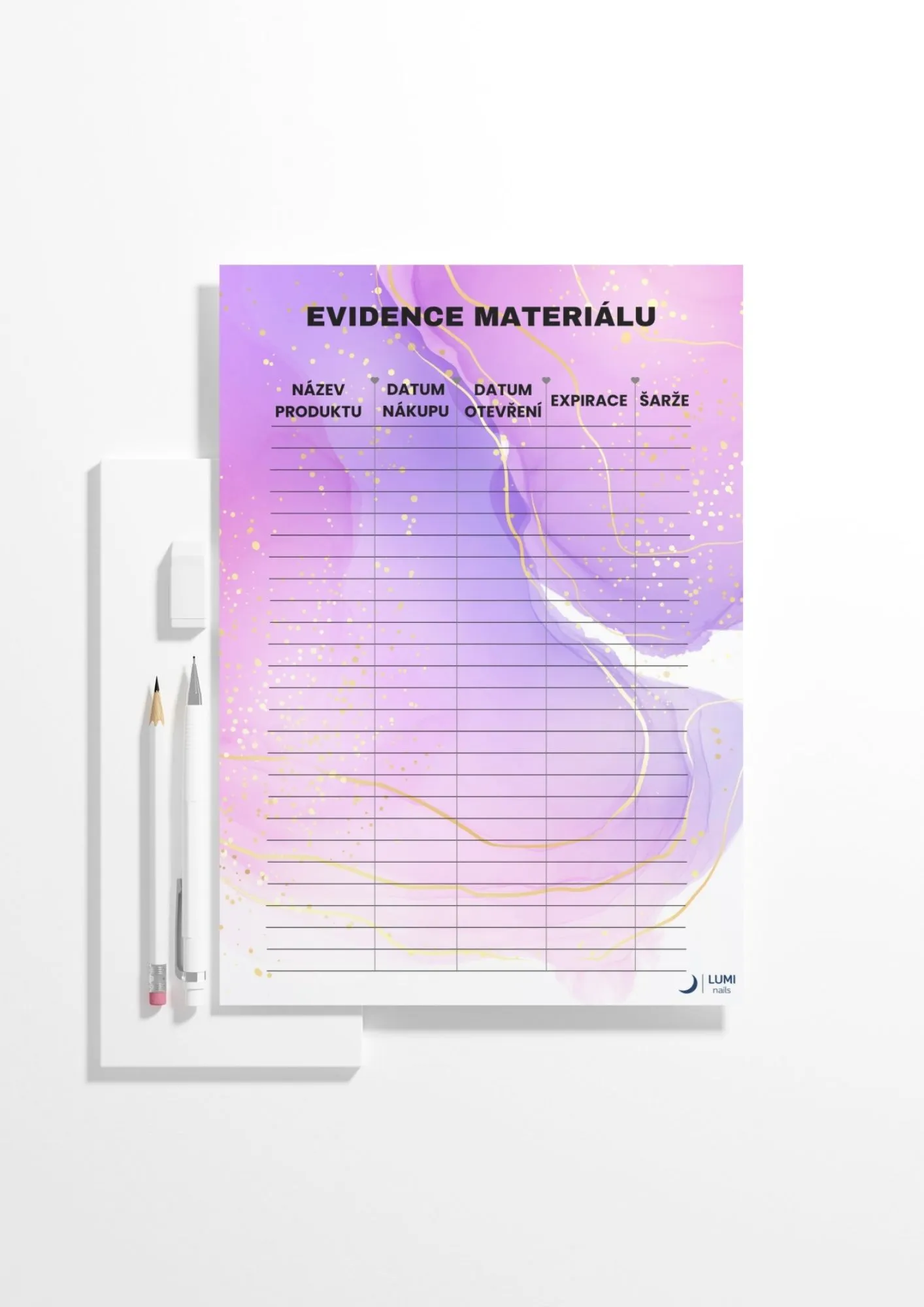 Pořádek v materiálu pro tvořivé - evidence materiálu šestka - Obrázek 2