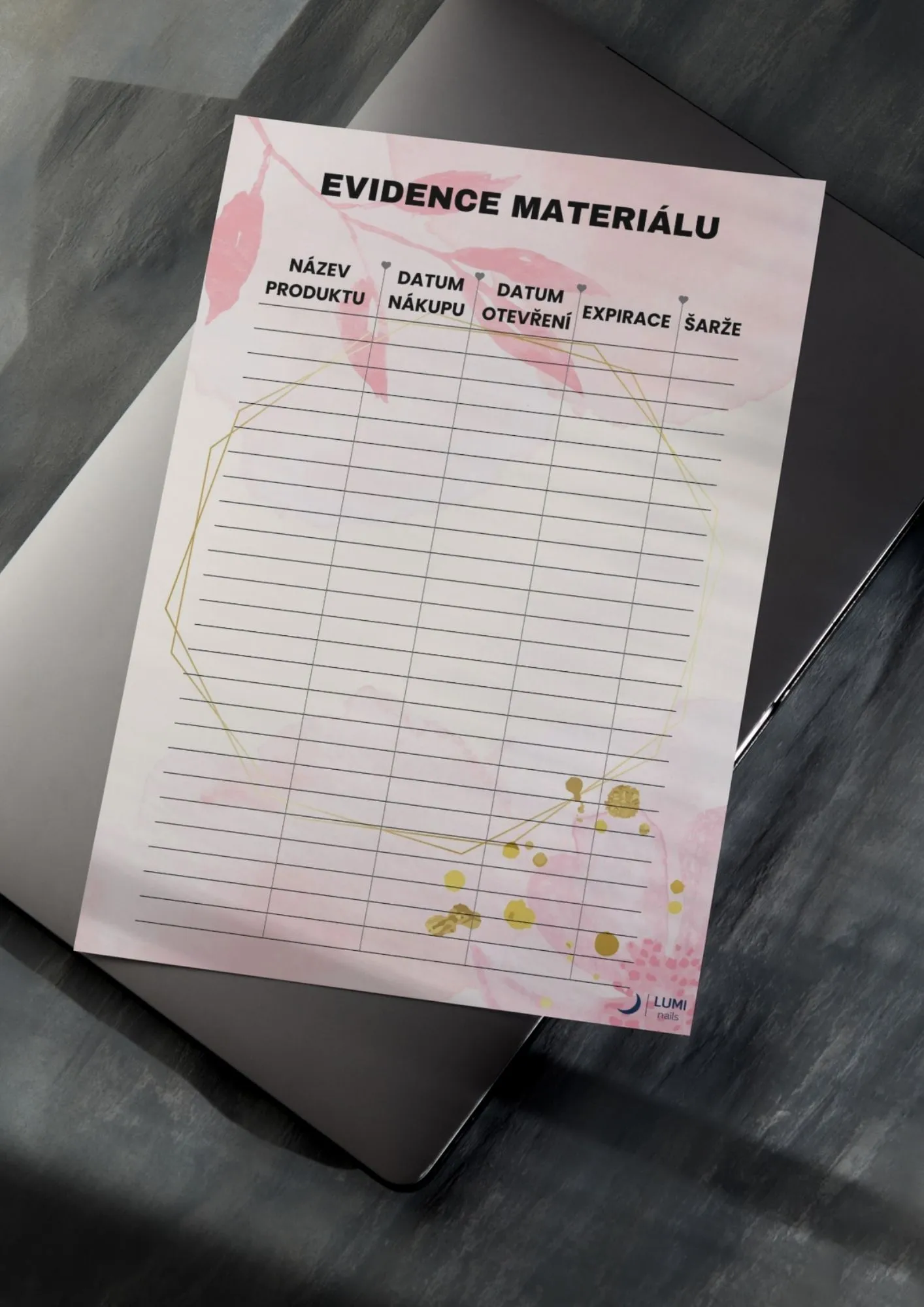 Pořádek v materiálu pro tvořivé - evidence materiálu osmička - Obrázek 3