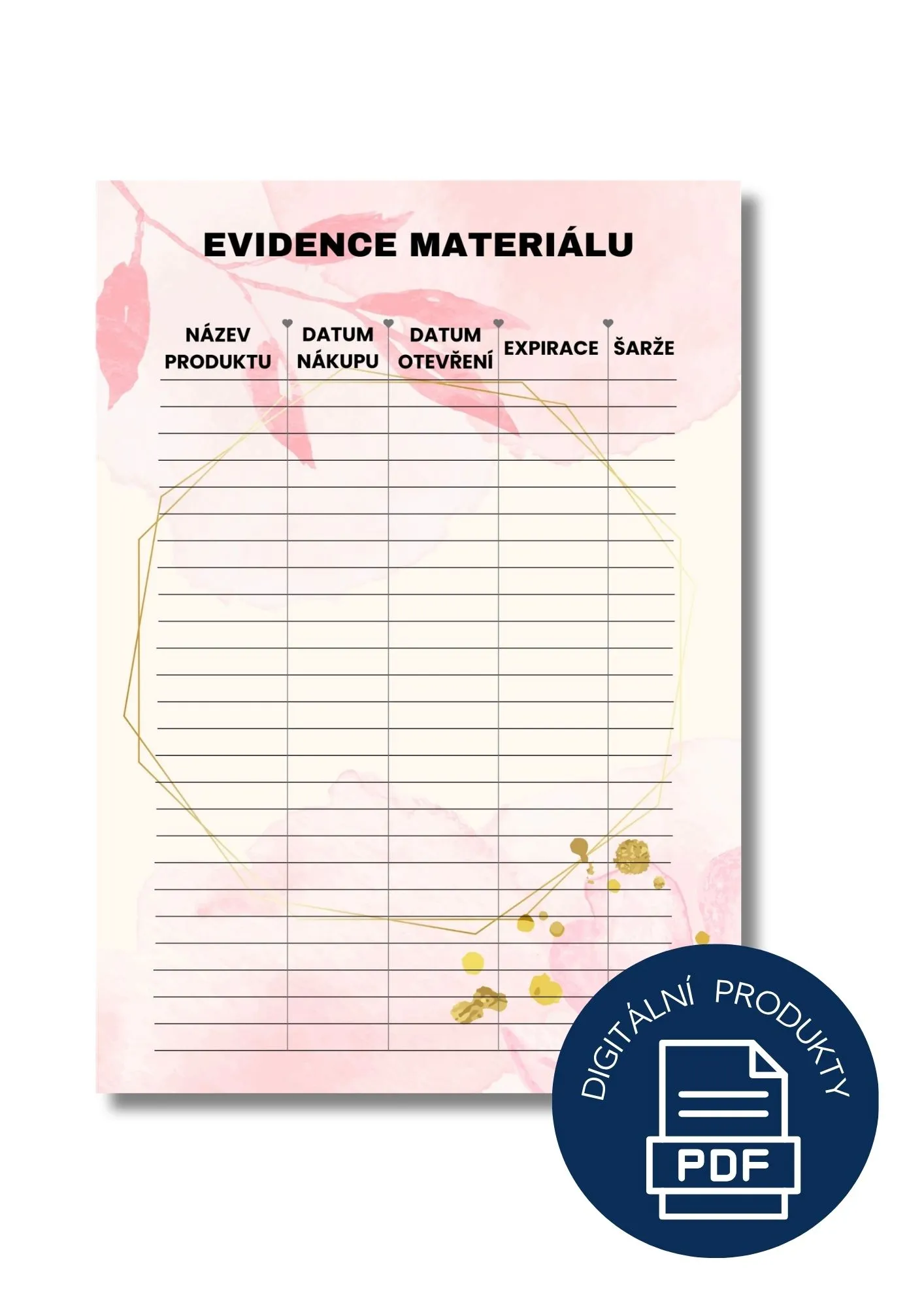 Pořádek v materiálu pro tvořivé - evidence materiálu osmička