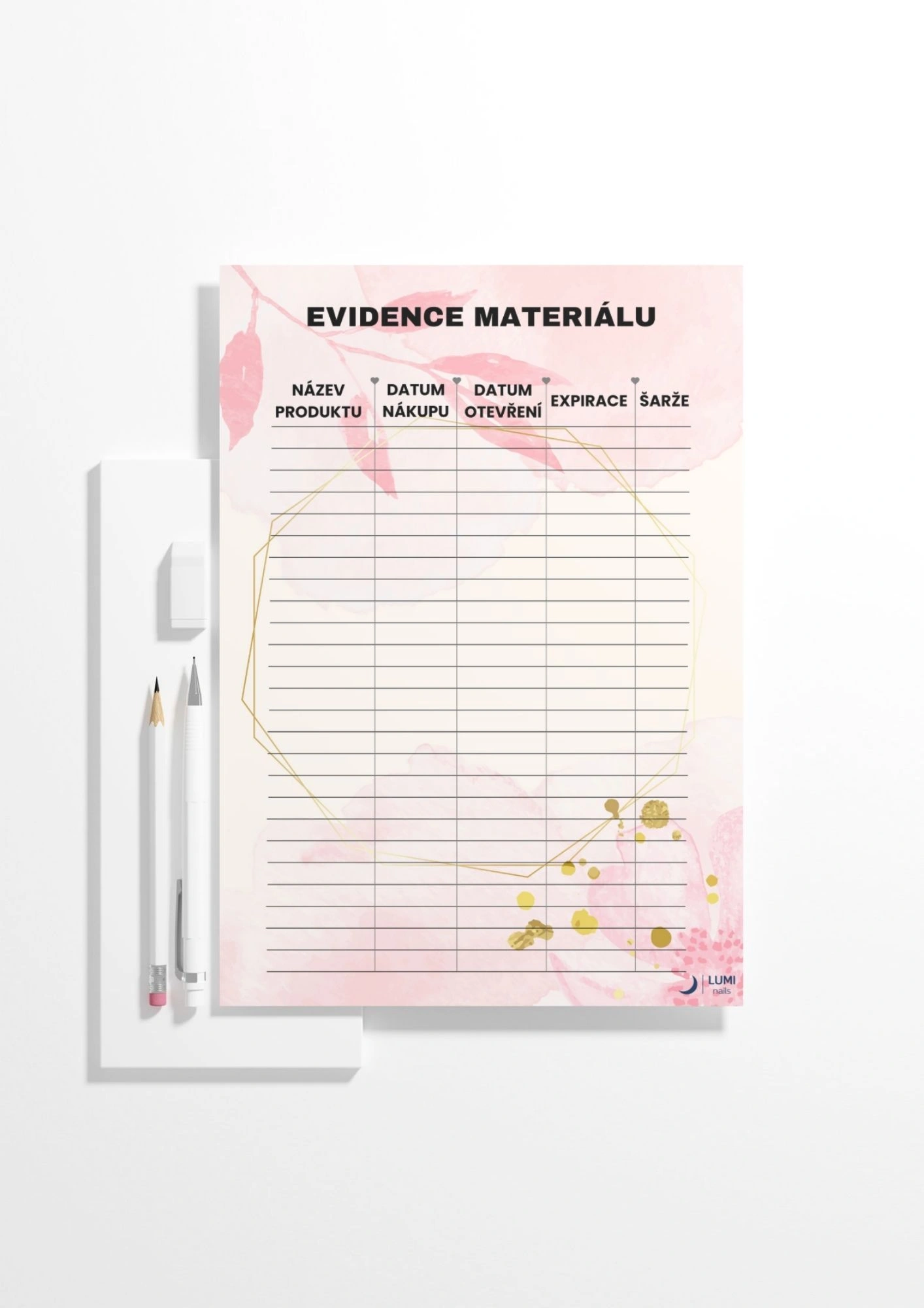 Pořádek v materiálu pro tvořivé - evidence materiálu osmička - Obrázek 2