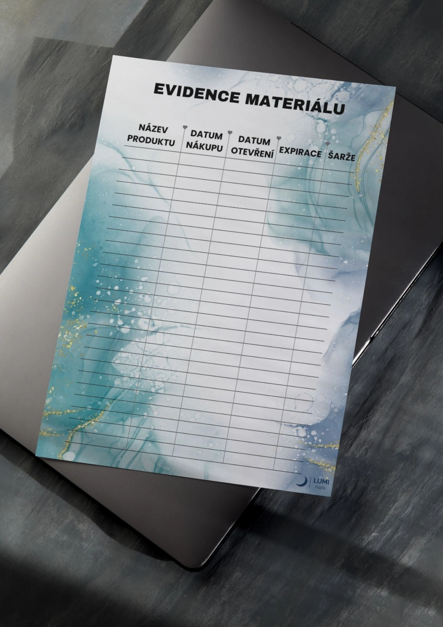 Pořádek v materiálu pro tvořivé - evidence materiálu devítka - Obrázek 3